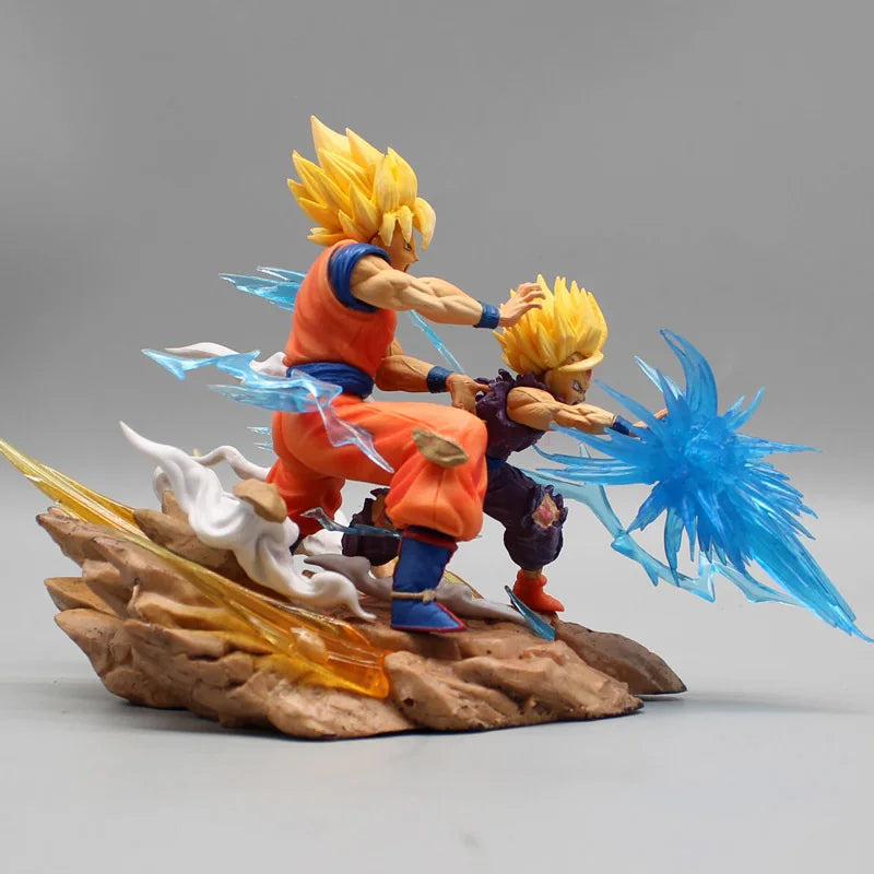 Figurine Gohan & Goku VS Cell