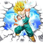 Sticker Mural Dragon Ball Z - Trunks Petit Saiyan 