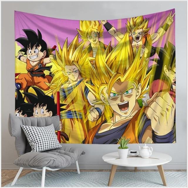 Toile Dragon Ball - Famille Saiyan