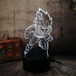 Lampe LED 3D Dragon Ball Prince Saiyan Vegeta