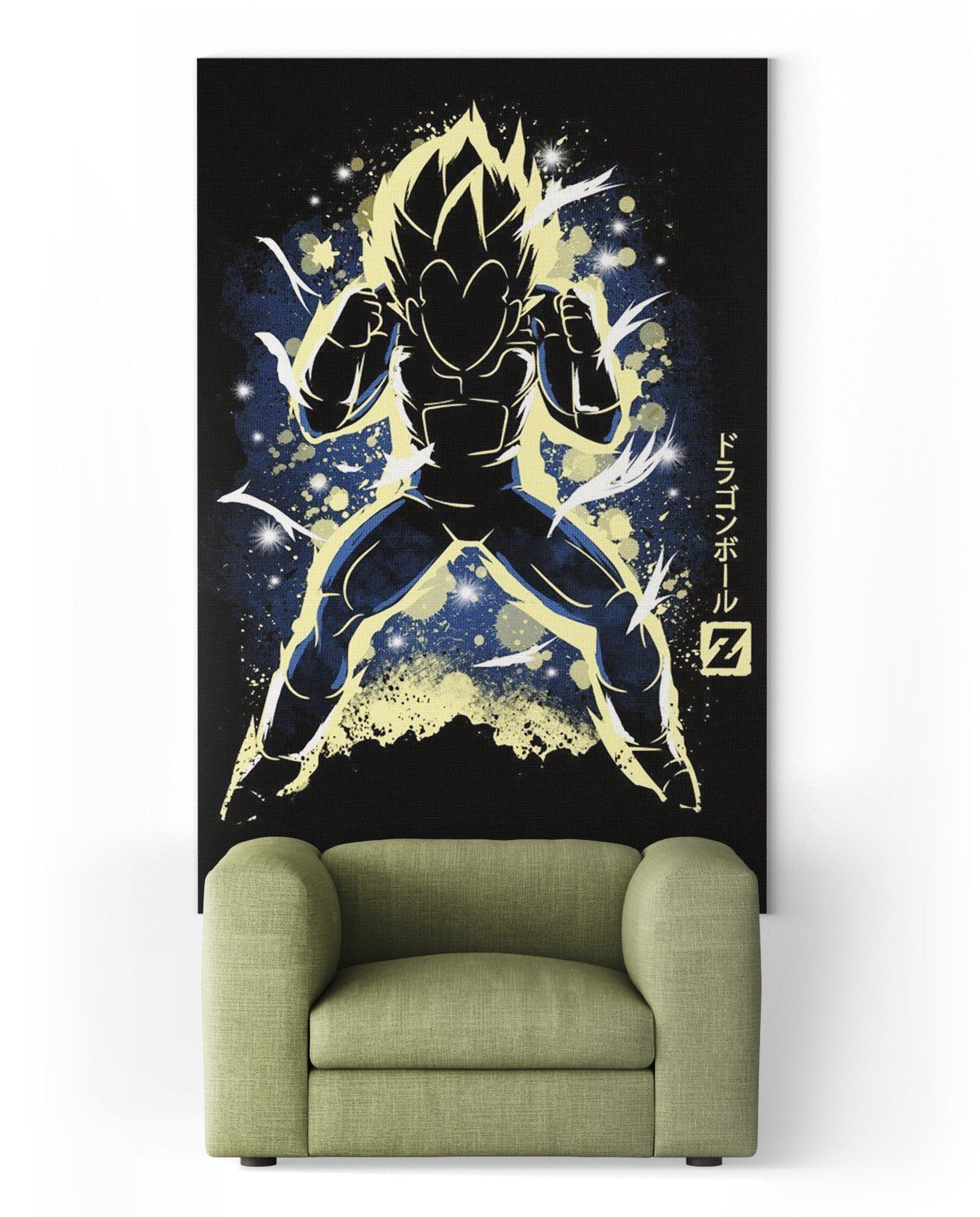 Tableau Dragon Ball Z Vegeta Super Saiyan